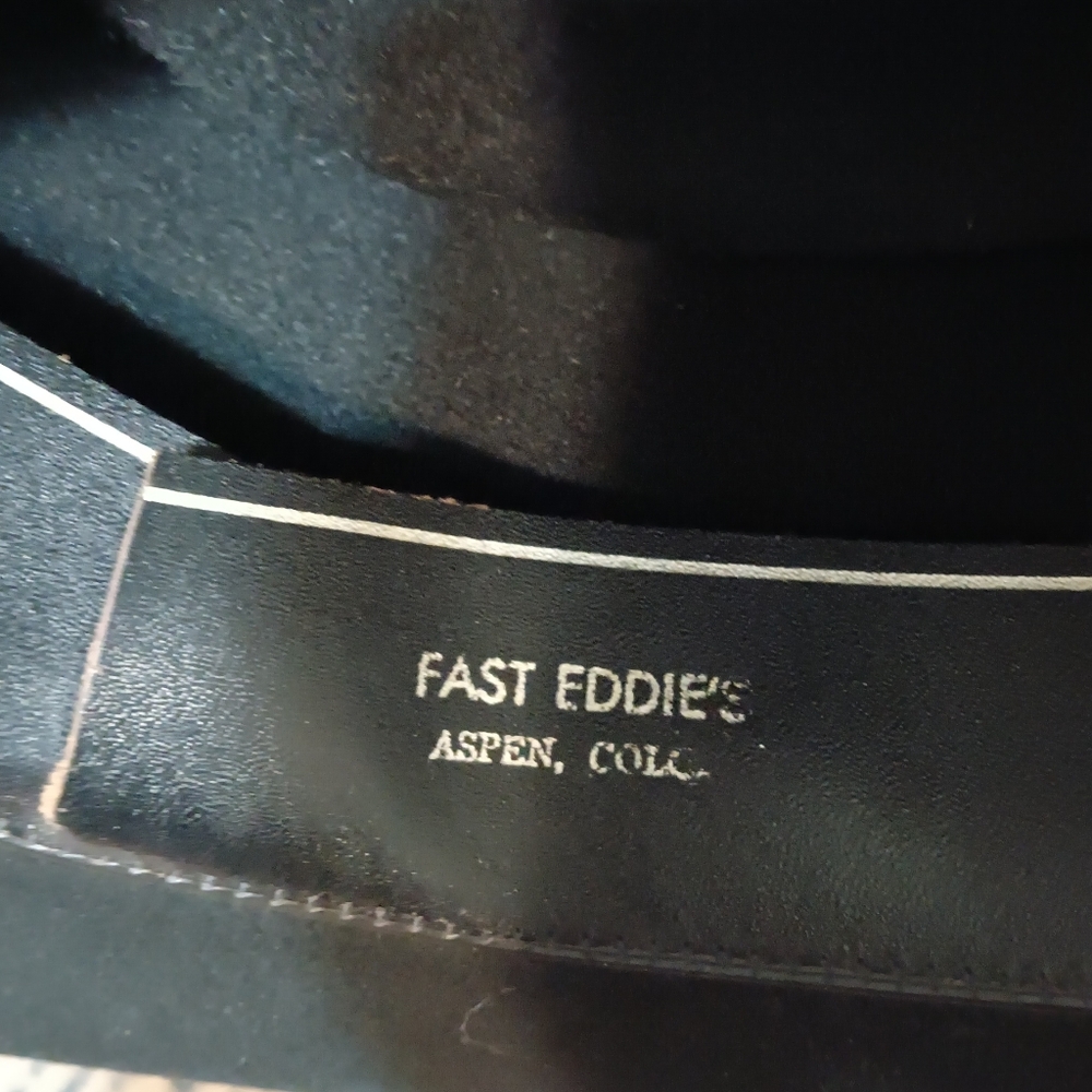 Stetson Black Hat with Blue Cord - Picture 3 of 14